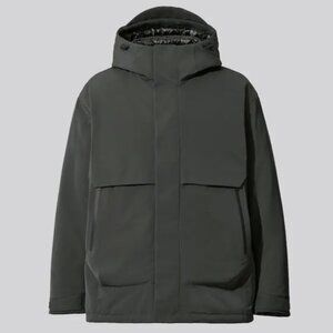 Uniqlo +J Jill Sander Hybrid Down Oversized Parka Jacket | Dark Green | Men's S